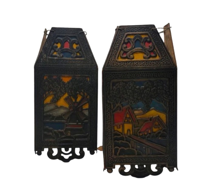 Faroles de cartón y papel seda 1900-1930